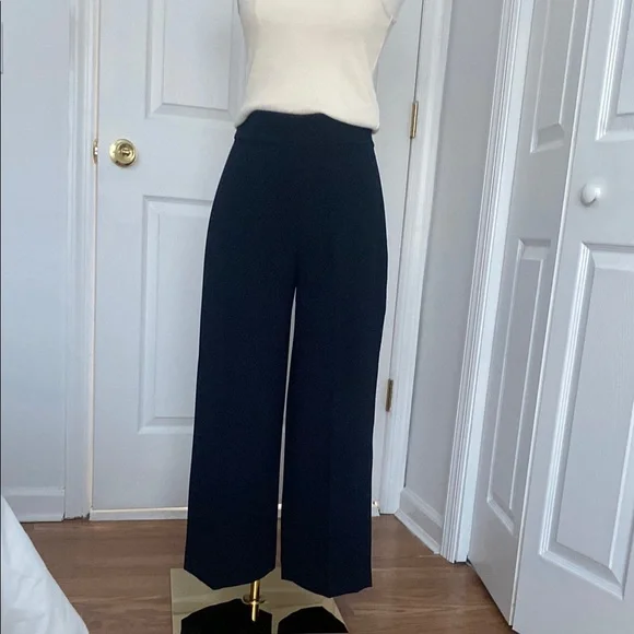 Zara Navy blue Wide Leg Pants - Picture 1 of 4